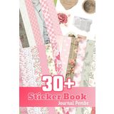Postifull Pembe Journaletiket Seti, 40 Adet Renkli Etiket, Sticker Book, Sticker Defteri, Bullet Journal, Günl; Pembe