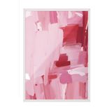Postifull Pink Oil Çerçeveli Tablo, Beyaz Çerçeve Ve Poster, Dikey Duvar Tablosu Comfort Serisi No:108490;10 X 15 Beyaz Çerçeveli