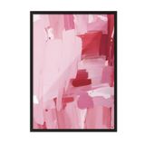 Postifull Pink Oil Çerçeveli Tablo, Siyah Çerçeve Ve Poster, Dikey Duvar Tablosu Comfort Serisi No:108490;13 X 18 Siyah Çerçeveli