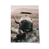 Postifull Rustic Çerçevesiz Poster, İskandinav Kahverengi Tablo, No:105 Eski Çaydanlık Fotoğraf, Dikey;30 X 40 Renkli - 13