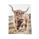 Postifull Rustic Çerçevesiz Poster, İskandinav Kahverengi Tablo, No:297 Bufalo Fotoğraf, Dikey;30 X 40 Renkli - 3