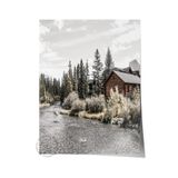 Postifull Rustic Çerçevesiz Poster, İskandinav Kahverengi Tablo, No:323 Orman Yolu Fotoğraf, Dikey;15 X 21 Renkli - 3
