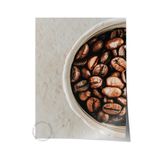 Postifull Rustic Çerçevesiz Poster, İskandinav Kahverengi Tablo, No:423 Fincanda Kahve Çekirdekleri Fotoğraf;70 X 100 Renkli - 3