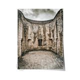 Postifull Rustic Çerçevesiz Poster, İskandinav Kahverengi Tablo, No:73 Tarihi Taş Yapı Fotoğraf, Dikey;33 X 48 Renkli - 7