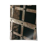 Postifull Rustic Çerçevesiz Poster, İskandinav Kahverengi Tablo, No:90 Ahır Kapısı Fotoğraf, Dikey;33 X 48 Renkli - 22