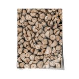 Postifull Rustic Çerçevesiz Poster, İskandinav Kahverengi Tablo, No:99 Yığın Halinde Tohumlar Fotoğraf, Dikey;50 X 70 Renkli - 8