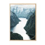 Postifull Scandinavian Nature Çerçeveli Tablo, Ahşap Çerçeve Ve Poster, Duvar Tablosu Comfort Serisi No:108363;30 X 42 Ahşap Çerçeveli