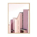 Postifull Shades Of Pink Çerçeveli Tablo, Ahşap Çerçeve Ve Poster, Duvar Tablosu Comfort Serisi No:108487;13 X 18 Ahşap Çerçeveli