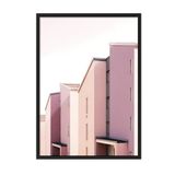 Postifull Shades Of Pink Çerçeveli Tablo, Siyah Çerçeve Ve Poster, Duvar Tablosu Comfort Serisi No:108487;13 X 18 Siyah Çerçeveli