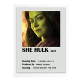 Postifull She Hulk - Çerçevesiz Poster - Duvar Dekoru - Dizi Ve Film Afiş Posterleri - Kalın Kuşe Kağıt;33 X 48 Gri - 19