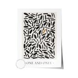 Postifull Siyah Beyaz Boho Duvar Dekoru, Çerçevesiz Poster, Çerçevesiz Duvar Tablosu - Fine Art Kağıt;13 X 18 Renkli - 6