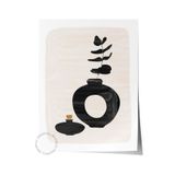 Postifull Siyah Beyaz Boho Duvar Dekoru, Çerçevesiz Poster, Çerçevesiz Duvar Tablosu - Fine Art Kağıt;15 X 21 Renkli - 21