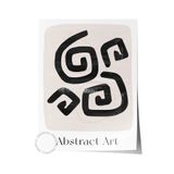 Postifull Siyah Beyaz Boho Duvar Dekoru, Çerçevesiz Poster, Çerçevesiz Duvar Tablosu - Fine Art Kağıt;21 X 30 Renkli - 23