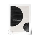 Postifull Siyah Beyaz Boho Duvar Dekoru, Çerçevesiz Poster, Çerçevesiz Duvar Tablosu - Fine Art Kağıt;33 X 48 Renkli - 2