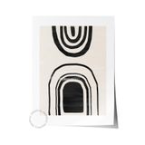 Postifull Siyah Beyaz Boho Duvar Dekoru, Çerçevesiz Poster, Çerçevesiz Duvar Tablosu - Fine Art Kağıt;70 X 100 Renkli - 10