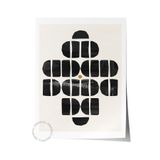 Postifull Siyah Beyaz Boho Duvar Dekoru, Çerçevesiz Poster, Çerçevesiz Duvar Tablosu - Fine Art Kağıt;70 X 100 Renkli - 16