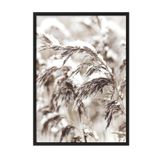 Postifull Snowy Reed Yılbaşı Tablo, Siyah Çerçeve Ve Poster, Dikey Duvar Tablosu Comfort Serisi No:108411;33 X 48 Siyah Çerçeveli