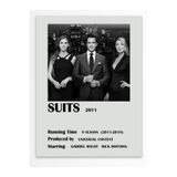 Postifull Suits - Çerçevesiz Poster - Duvar Dekoru - Dizi Ve Film Afiş Posterleri - Kalın Kuşe Kağıt;30 X 42 Gri - 29