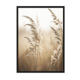 Postifull Sunlight Reed Çerçeveli Tablo, Siyah Çerçeve Ve Poster, Dikey Duvar Tablosu Comfort Serisi No:108409;15 X 21 Siyah Çerçeveli