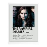 Postifull The Vampire Diaries - Çerçevesiz Poster - Duvar Dekoru - Dizi Ve Film Afiş Posterleri - Kuşe Kağıt;50 X 70 Gri - 17