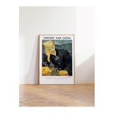 Postifull Van Gogh Duvar Posteri -Portrait Of Dr. Gachet - Sanat Serisi Posterleri - Kalın Kağıt, Çerçevesiz;50 X 70 Gri - 4