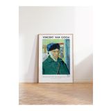 Postifull Van Gogh Duvar Posteri - Sanat Poster - Sanat Serisi Posterleri - Kalın Kağıt, Çerçevesiz;50 X 70 Gri - 8