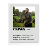Postifull Vikings - Çerçevesiz Poster - Duvar Dekoru - Dizi Ve Film Afiş Posterleri - Kalın Kuşe Kağıt;10 X 15 Gri - 14