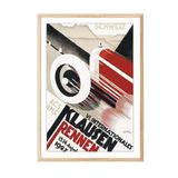 Postifull Vintage Racing Çerçeveli Tablo, Ahşap Çerçeve Ve Poster, Duvar Tablosu Comfort Serisi No:108390;13 X 18 Ahşap Çerçeveli