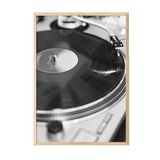 Postifull Vinyl Record Çerçeveli Tablo, Ahşap Çerçeve Ve Poster, Dikey Duvar Tablosu Comfort Serisi No:108394;13 X 18 Ahşap Çerçeveli
