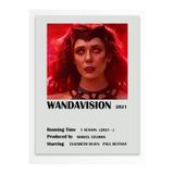 Postifull Wandavision - Çerçevesiz Poster - Duvar Dekoru - Dizi Ve Film Afiş Posterleri - Kalın Kuşe Kağıt;21 X 30 Gri - 21