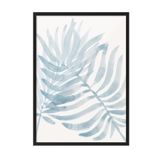 Postifull Watercolor Leaf Çerçeveli Tablo, Siyah Çerçeve Ve Poster, Duvar Tablosu Comfort Serisi No:108538;33 X 48 Siyah Çerçeveli
