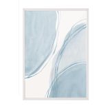 Postifull Watercolor Shapes Çerçeveli Tablo, Beyaz Çerçeve Ve Poster, Duvar Tablosu Comfort Serisi No:108539;30 X 40 Beyaz Çerçeveli