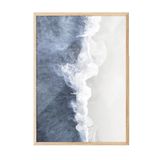 Postifull Wave Crush Çerçeveli Tablo, Ahşap Çerçeve Ve Poster, Dikey Duvar Tablosu Comfort Serisi No:108375;21 X 30 Ahşap Çerçeveli