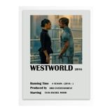 Postifull Westworld - Çerçevesiz Poster - Duvar Dekoru - Dizi Ve Film Afiş Posterleri - Kalın Kuşe Kağıt;21 X 30 Gri - 2