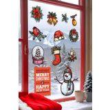 Postifull Yılbaşı Duvar Stickerı, Yılbaşı Süsü, Yılbaşı Dekoru, Yapışkanlı Duvar Stickerı, Yılbaşı Dekorasyon;30 X 50 Renkli - 15