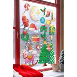 Postifull Yılbaşı Duvar Stickerı, Yılbaşı Süsü, Yılbaşı Dekoru, Yapışkanlı Duvar Stickerı, Yılbaşı Dekorasyon;30 X 50 Renkli - 2
