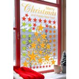 Postifull Yılbaşı Duvar Stickerı, Yılbaşı Süsü, Yılbaşı Dekoru, Yapışkanlı Duvar Stickerı, Yılbaşı Dekorasyon;30 X 50 Renkli - 4