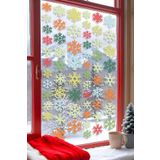 Postifull Yılbaşı Duvar Stickerı, Yılbaşı Süsü, Yılbaşı Dekoru, Yapışkanlı Duvar Stickerı, Yılbaşı Dekorasyon;30 X 50 Renkli - 7