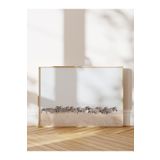 Postifull Zebra Herd Çerçeveli Tablo, Ahşap Çerçeve Ve Poster, Yatay Duvar Tablosu Comfort Serisi No:108464;10 X 15 Ahşap Çerçeveli