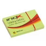 Postit 80 Yaprak 50X75mm Yapışkanlı Not Kağıdı Yeşil - 3 Adet