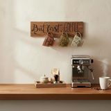PostOtto Design Studio Ahşap Kahve Fincanı - Kupası Askısı -Rafı - Siyah