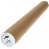 Postüp Kapaklı Silindir Kutu Rulo Gönderi Tüpü 5 Cm X 70 Cm