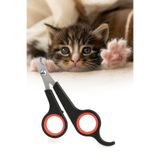 poswicon Küçük Boy Kedi Tırnak Makası Evcil Hayvan Tırnak Bakım Makası Ergonomik ve Güvenli Tırnak Kesimi