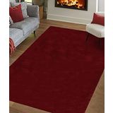 Potamia Tavşan Postu Yıkanabilir Kaymaz Taban Kırımızı Post Halı D1003 80 x 150