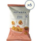 Potamya Zeytinyağlı Sriracha Baklagil Cipsi 1 Adet Vegan Protein Kaynağı ve Lif İçerir