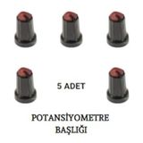 Potansiyometre Düğmesi, Potansiyometre Başlığı ( 5 Adet )