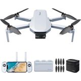 Potensic Atom 3eksenli Gimbal 4K/30FPS Gps, 96DK Uçuş, 6 Km, Görsel Takip Profesyonel Drone - Beyaz