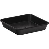 Potex Plastik 17 cm Kare Saksı Tabağı - 17*17*3 cm - 5 Adet