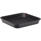 Potex Plastik 29 cm Kare Saksı Tabağı - 29*29*4 cm - 5 Adet