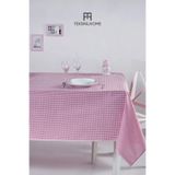 Pötikare Klasik Masa Örtüsü Kamp Piknik Örtüsü 170x170 cm Pembe 170 x 170